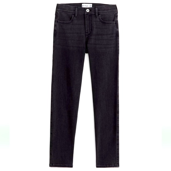 Abercrombie Kids High Rise Stretch Jeggings, Black, Size 17/18 juniors - Picture 1 of 8
